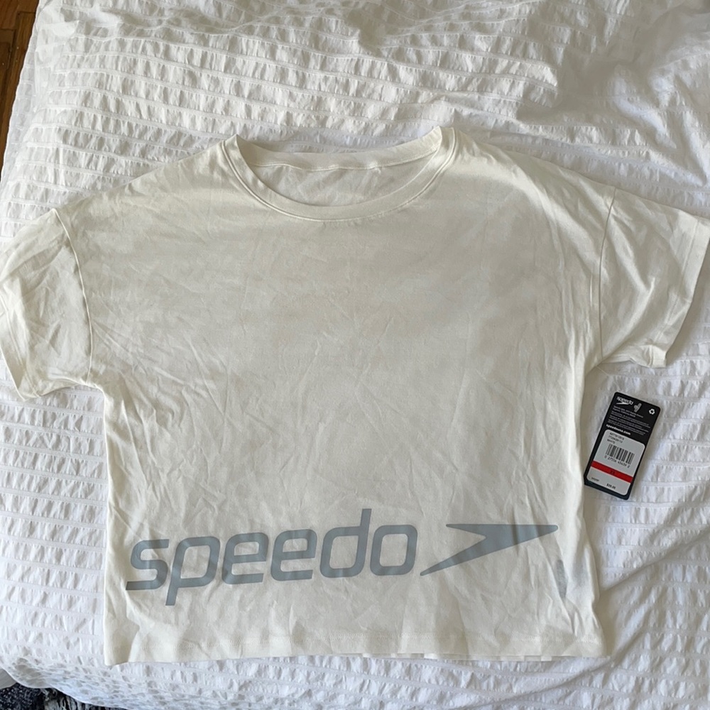 NWT White Speedo Tshirt